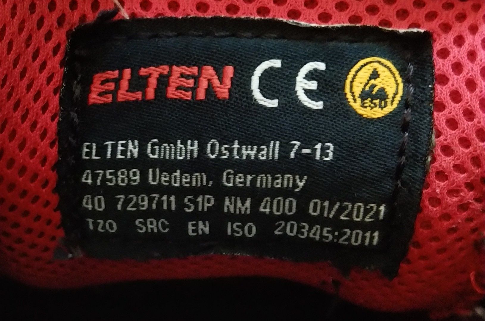 Робочі кросівки Elten, розмір 40