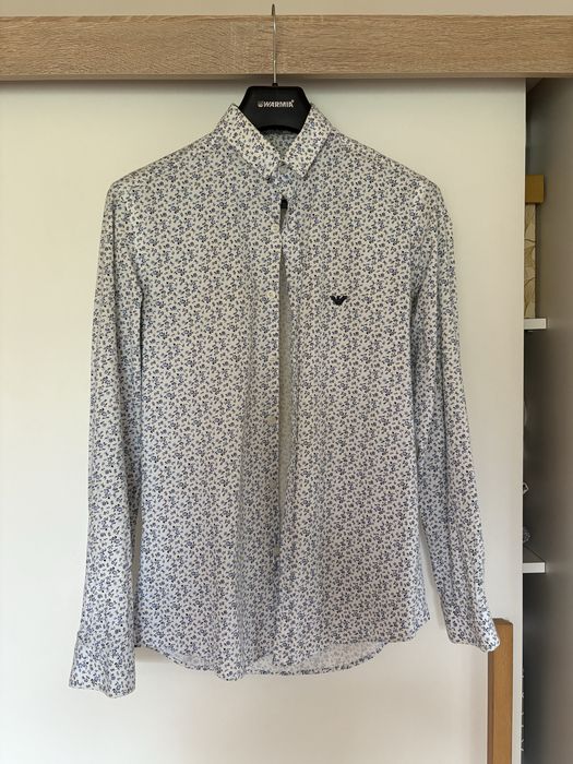 Elegancka koszula w kwiatki Armani