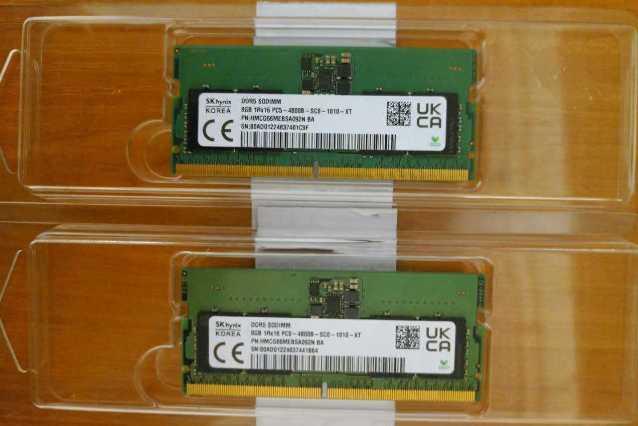 Оперативна пам'ять SK Hynix DDR5 SODIMM 8GB 4800MHz
