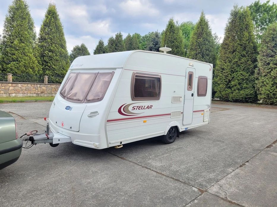 Lunar Stellar  WC Prysznic Fotowoltaika DMC 1120kg Przyczepa Kempingowa