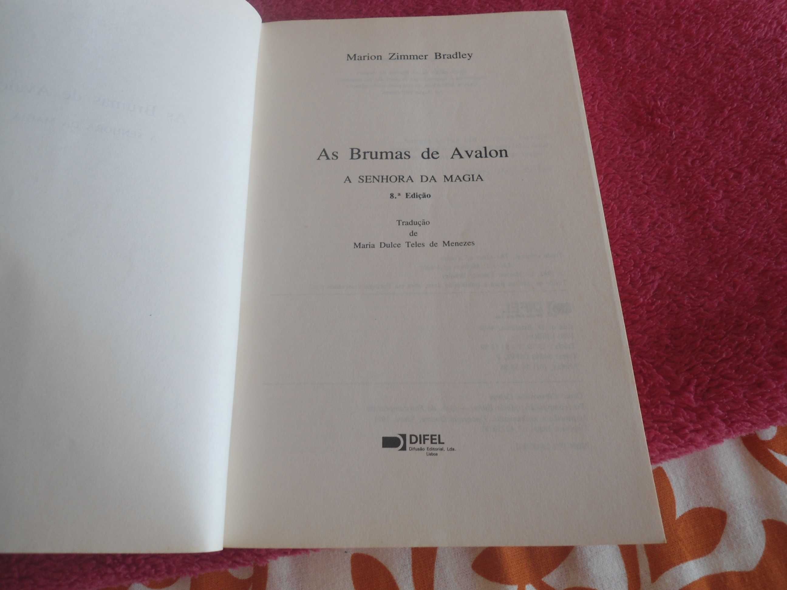 As Brumas de Avalon - Marion Zimmer Bradley(Oferta do envio editorial)