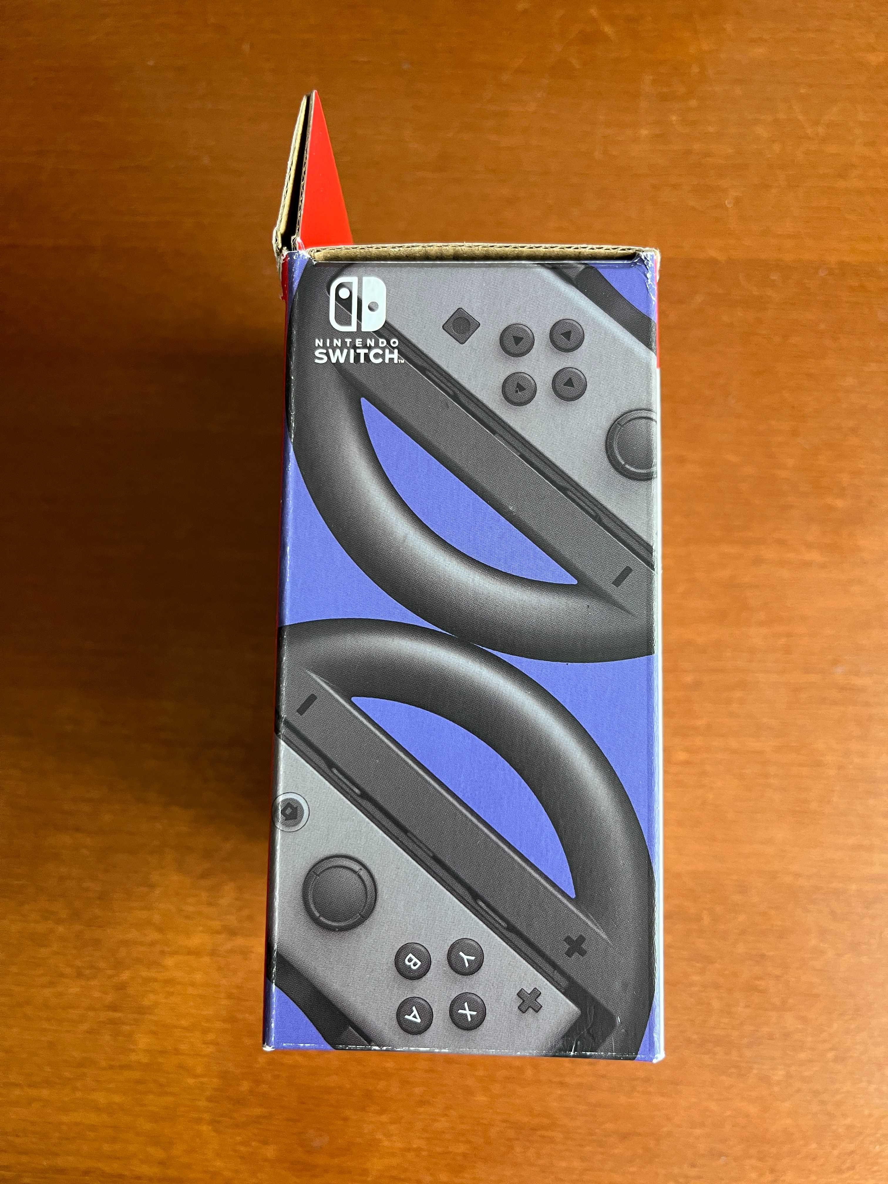 Caixa Original Vazia de Nintendo Switch Pack 2 Volantes para Joy-Con