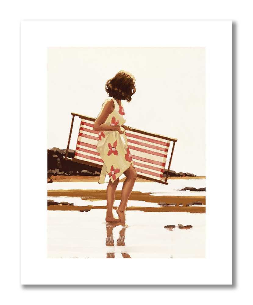 J.Vettriano Na plażę plakat 40x50