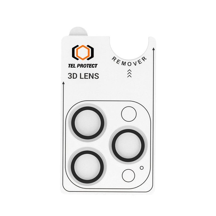 Tel Protect 3D Lens iPhone 15 Pro/15 Pro Max przezroczyste (3 szt)