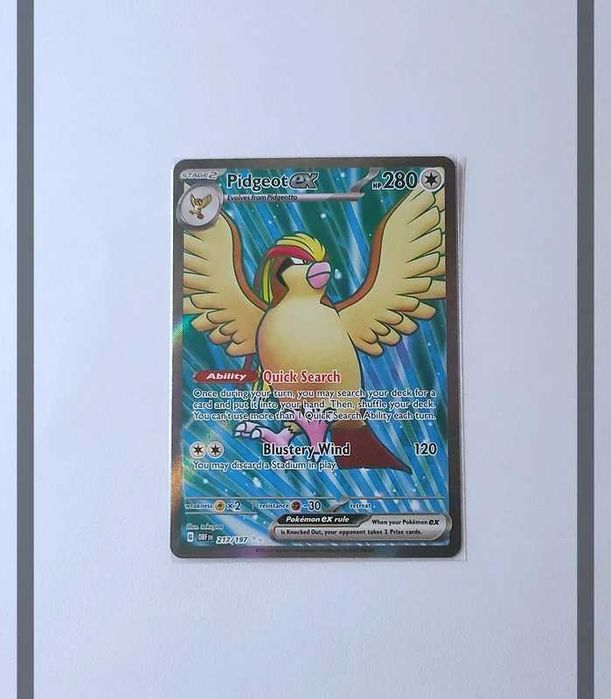 Pidgeot Ex 217/197 OBF Pokemon ENG-NM