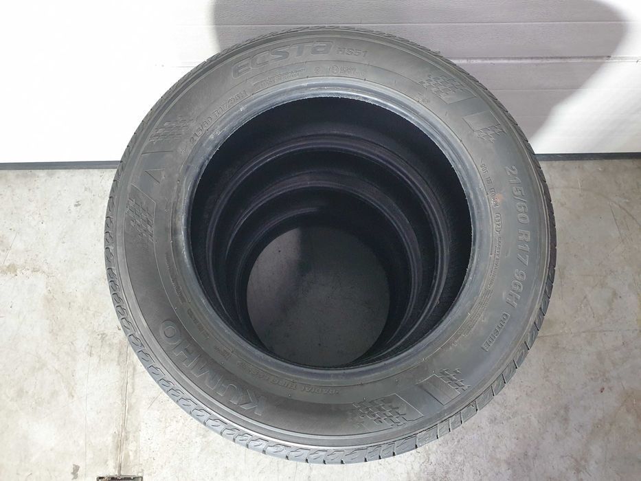 4szt. 215/60/17 96H Kumho Ecsta HS51 6,5mm 2021r [ 8822 ]