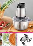 Блендер Raf Food Processor R7019 кухонний подрібнювач 250W металева ча