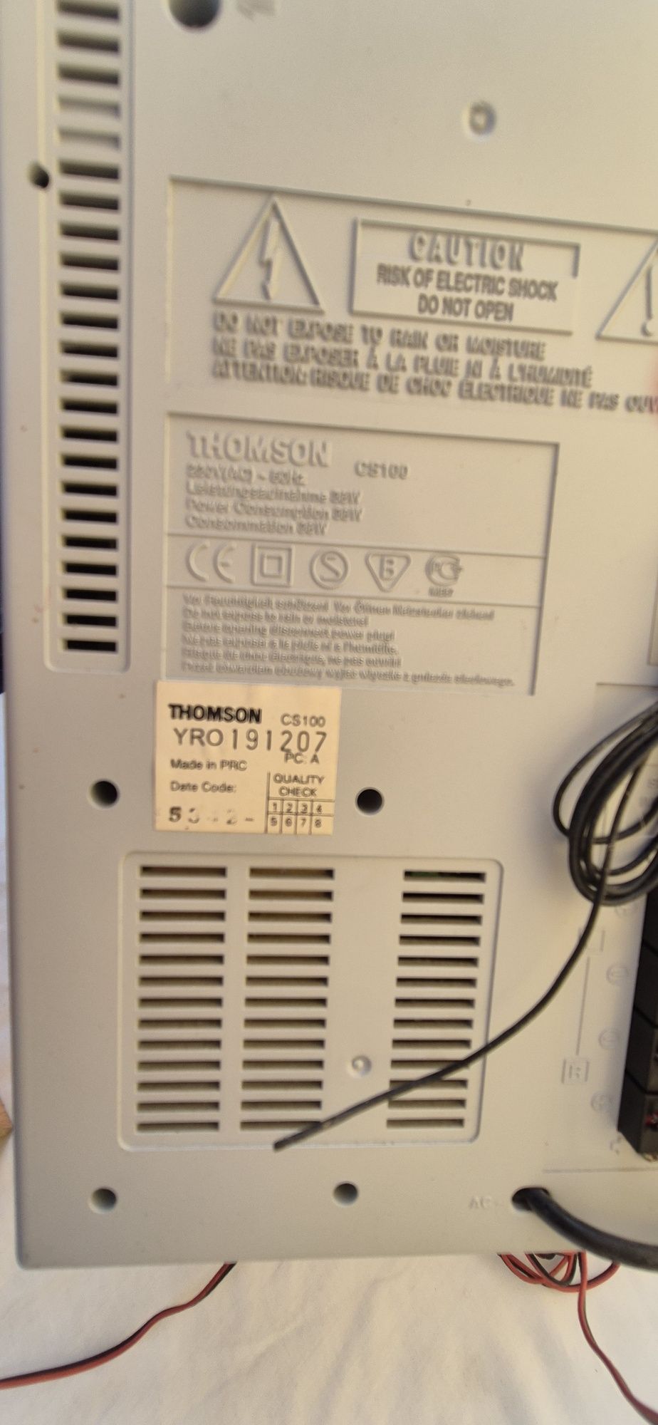 Aparelhagem Thomson + Colunas Thomson 2.0