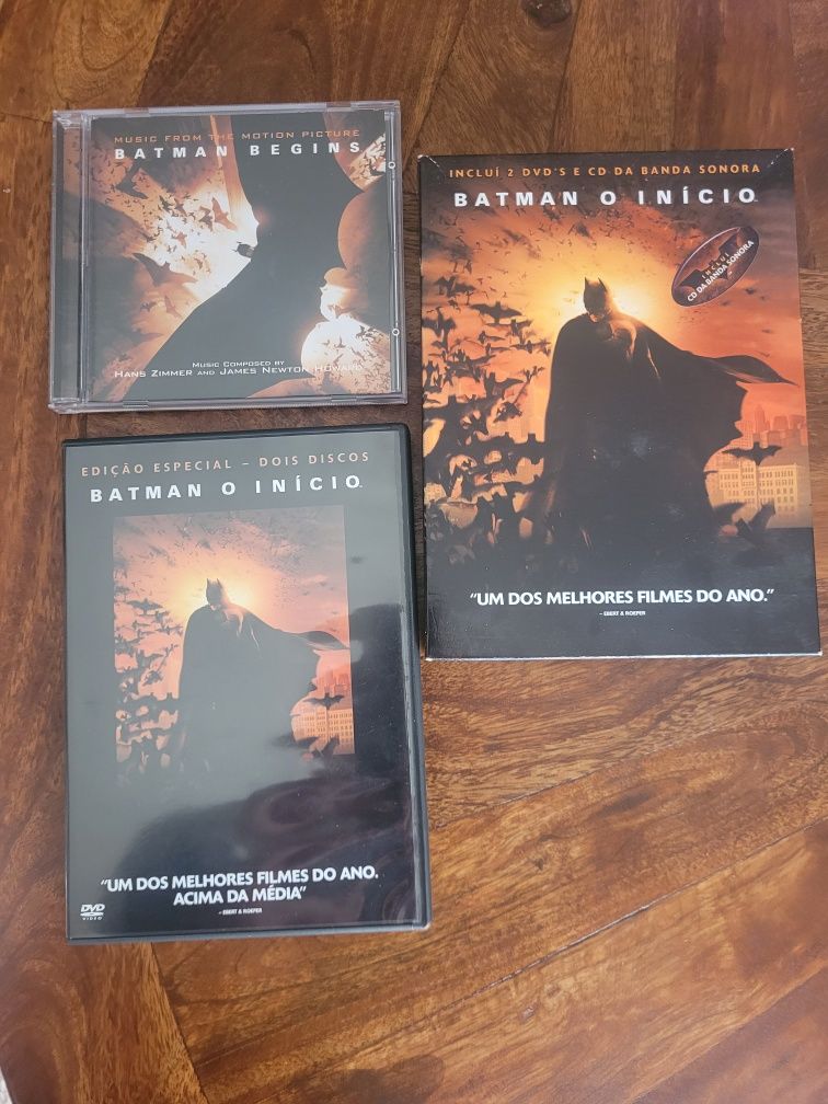 Batman Begins DVD + CD da banda sonora ed. de colecionador