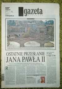 Gazeta Wyborcza 7.04.2005