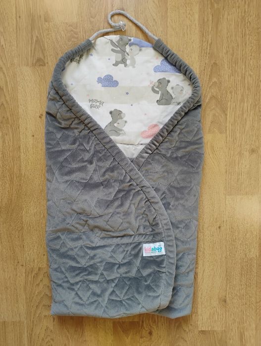 Otulacz do fotelika nosidełka Kidaboo szary misie