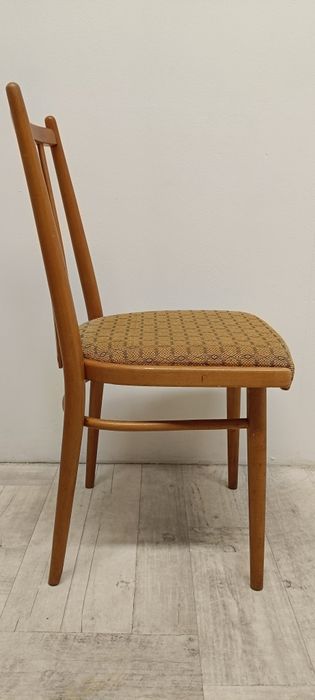 krzeslo krzesła komplet Czechosłowacja lata 70-te vintage design
