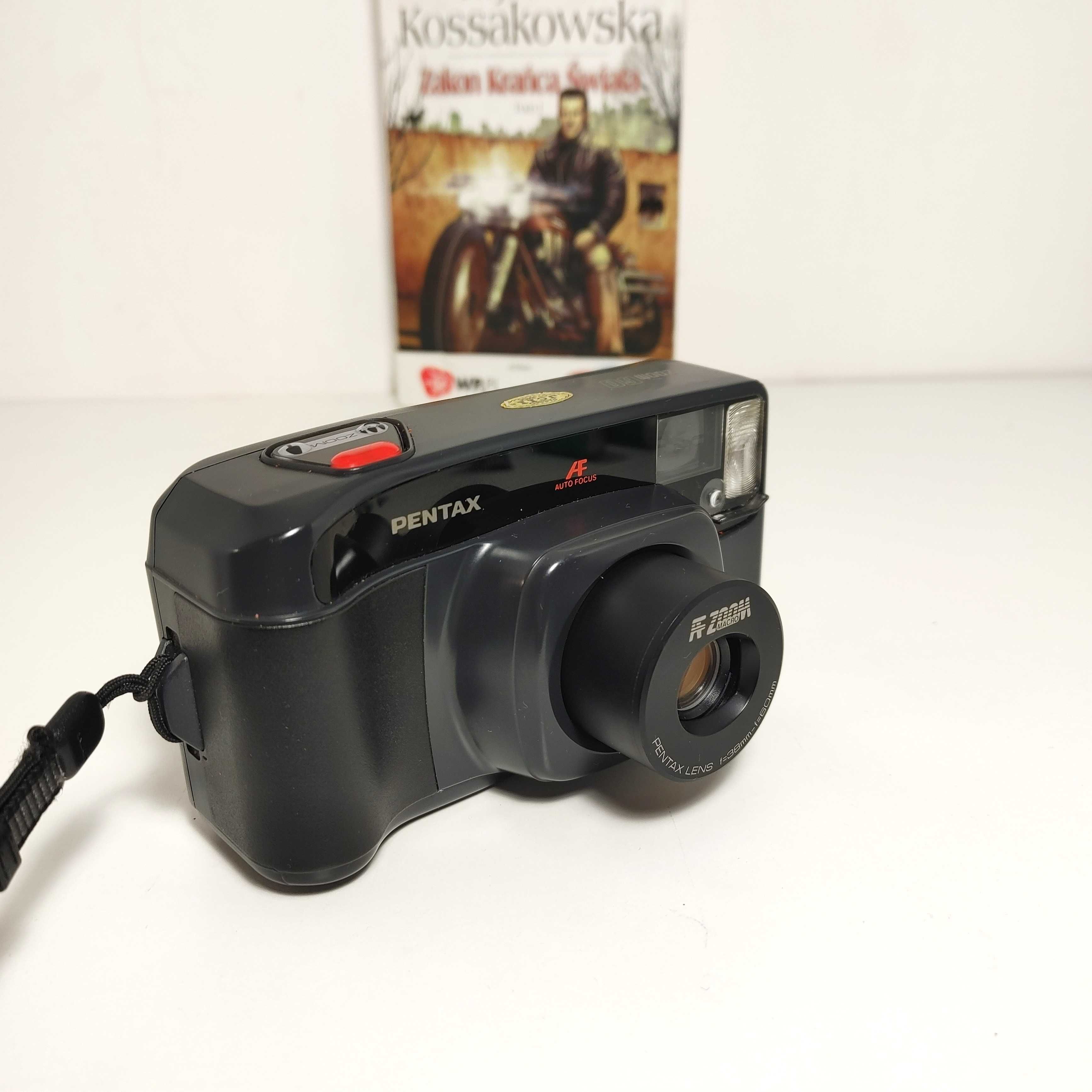 Kompaktowy aparat fotograficzny z 1987 roku PENTAX AF Zoom 60 38-60 mm