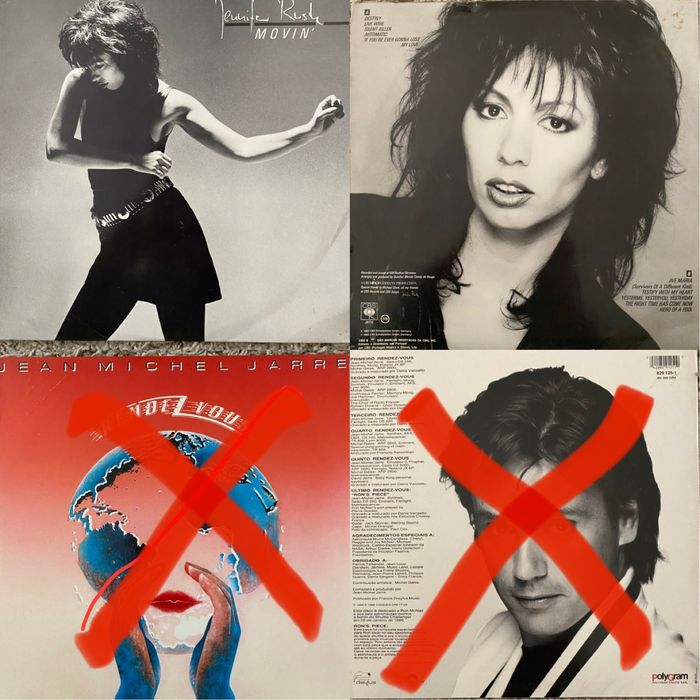 Albuns em vinil em bom estado