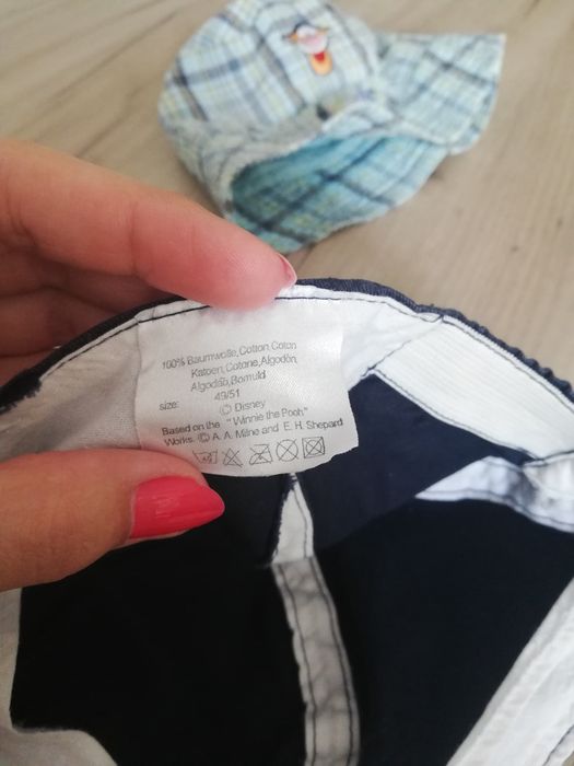 Kapelusz letni bawełniany, czapka z daszkiem 12-23 Tygrysek Kubuś