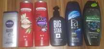 Żel pod prysznic old spice big star fa Nivea palmolive 7 sztuk