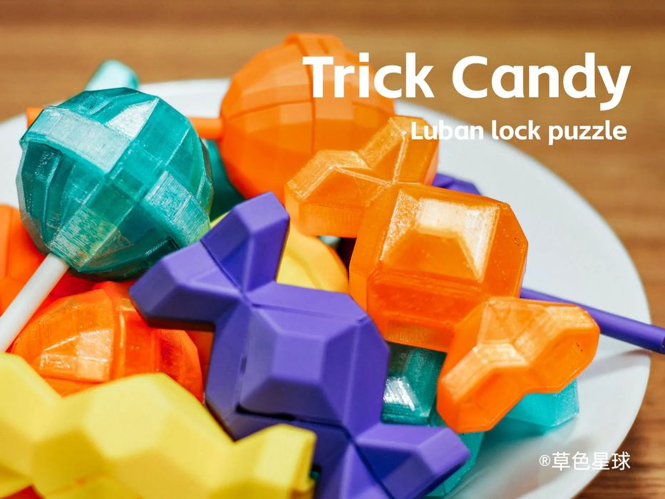 Quebra-Cabeças Luban Lock Doce