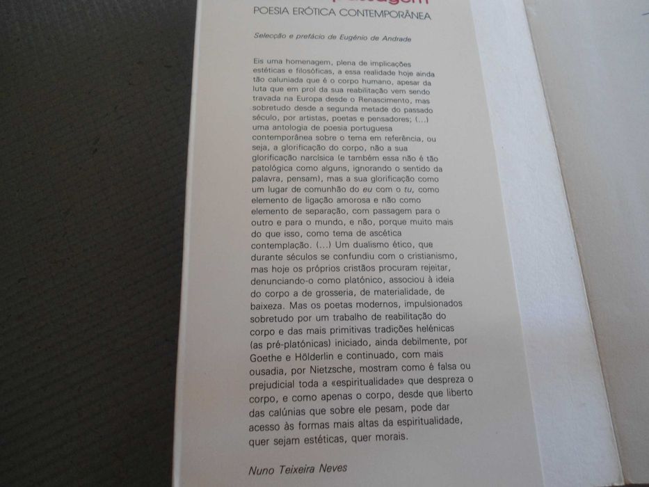 Eros de passagem-Poesia Erótica Contemporânea (1982)