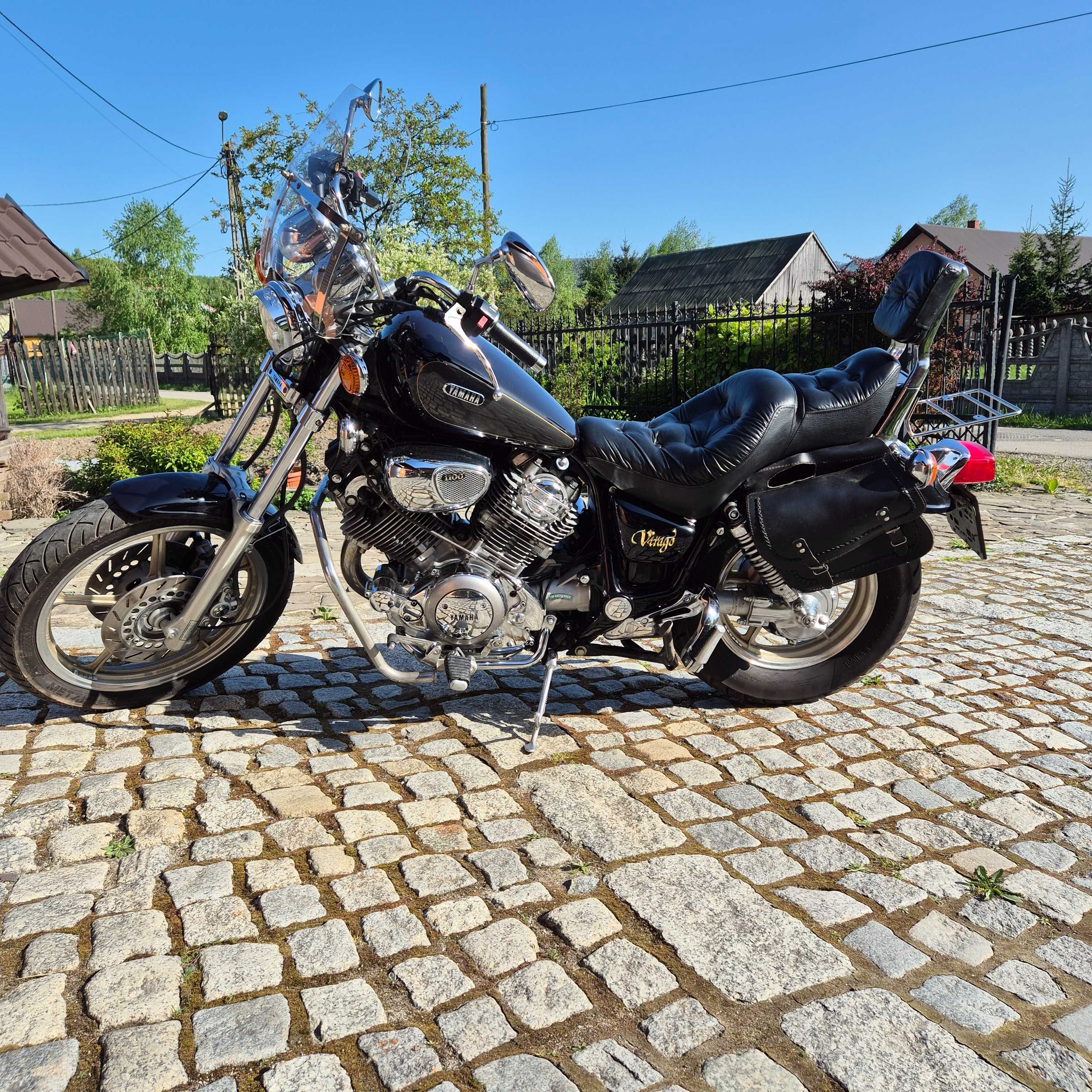 REZERWACJA/Yamaha XV 1100 Virago stan bardzo dobry, 25 tys. przebiegu!