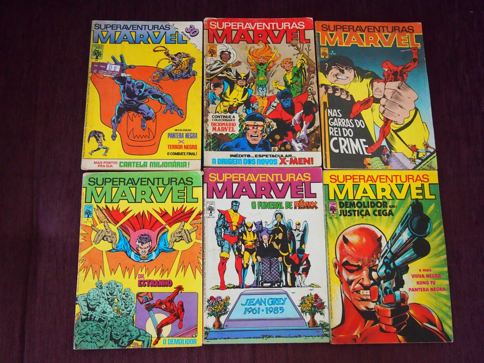 Superaventuras Marvel comics - X-Men, Daredevil...