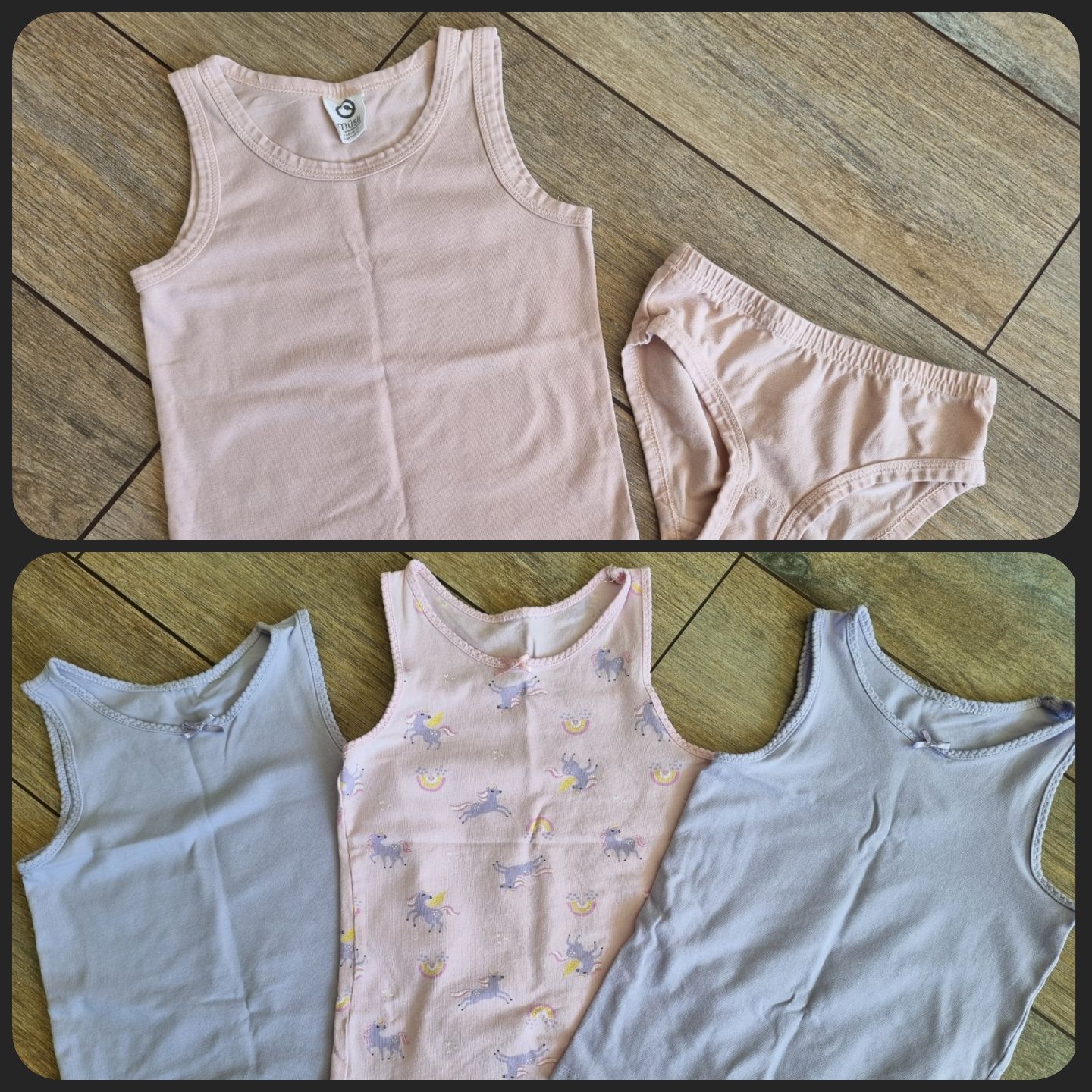 [H&M, Musli] podkoszulki bawełniane r. 104