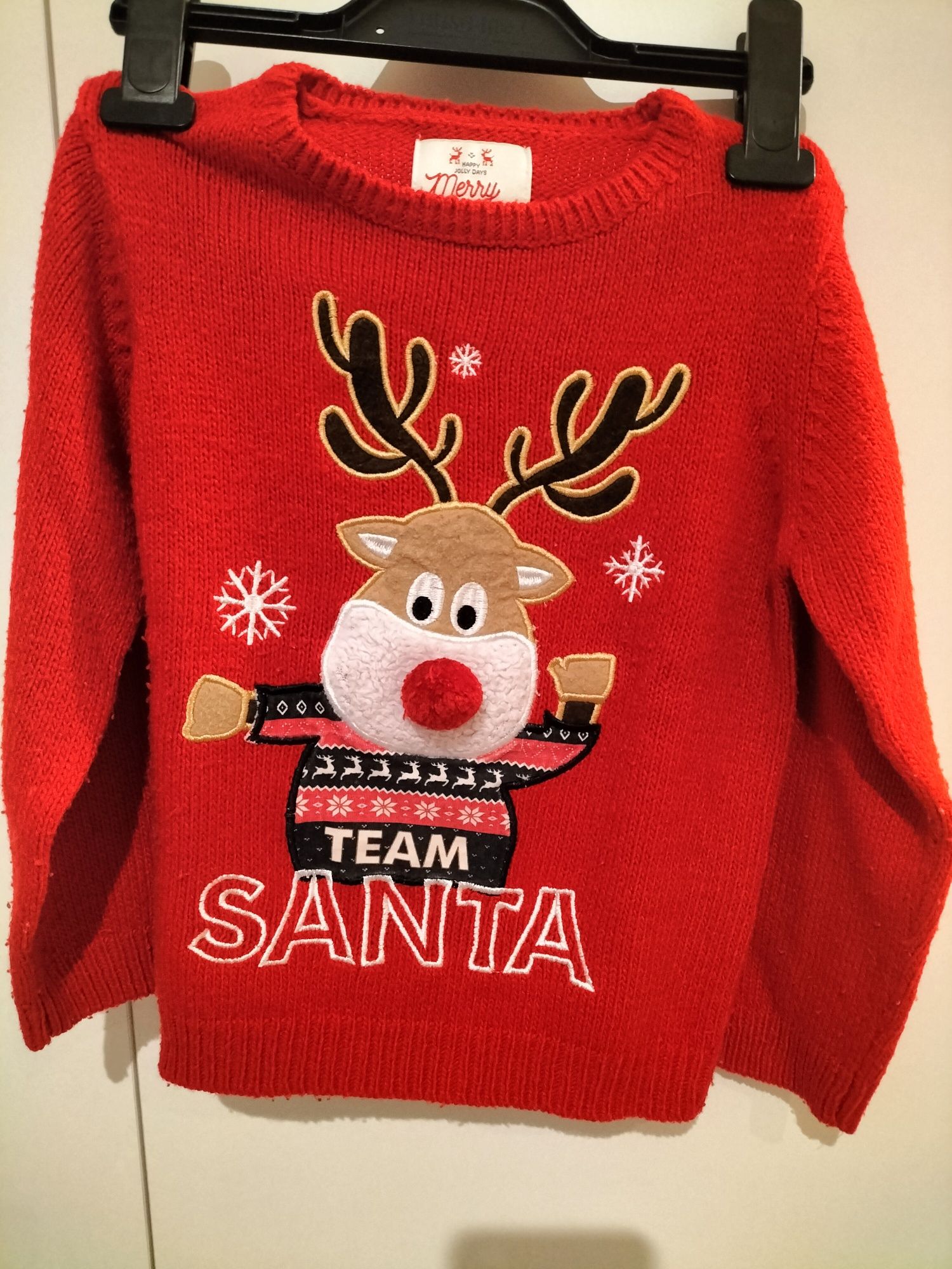 Świąteczny sweter 110/116 (4-6 lat)