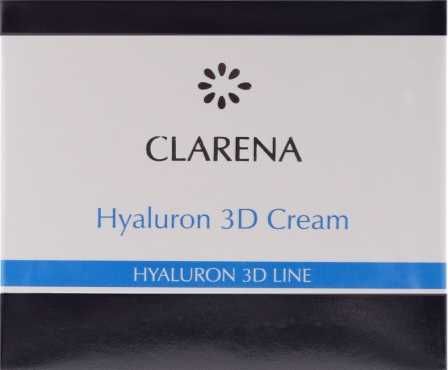 Clarena Hyaluron 3D Krem nawilżający do twarzy dzień i noc 50 ml
