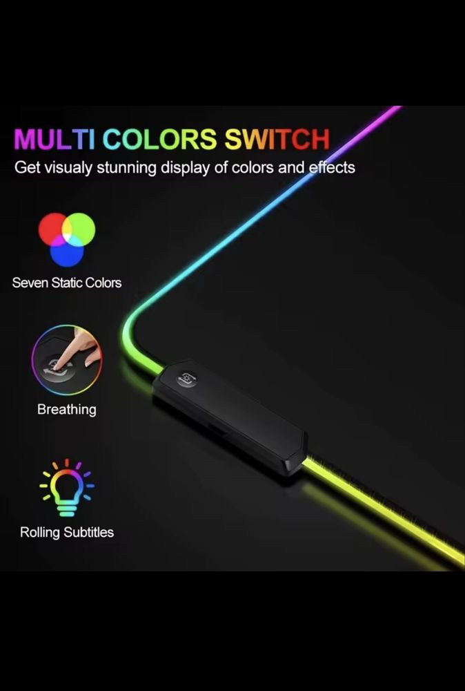 RGB коврик для мыши/клавиатуры