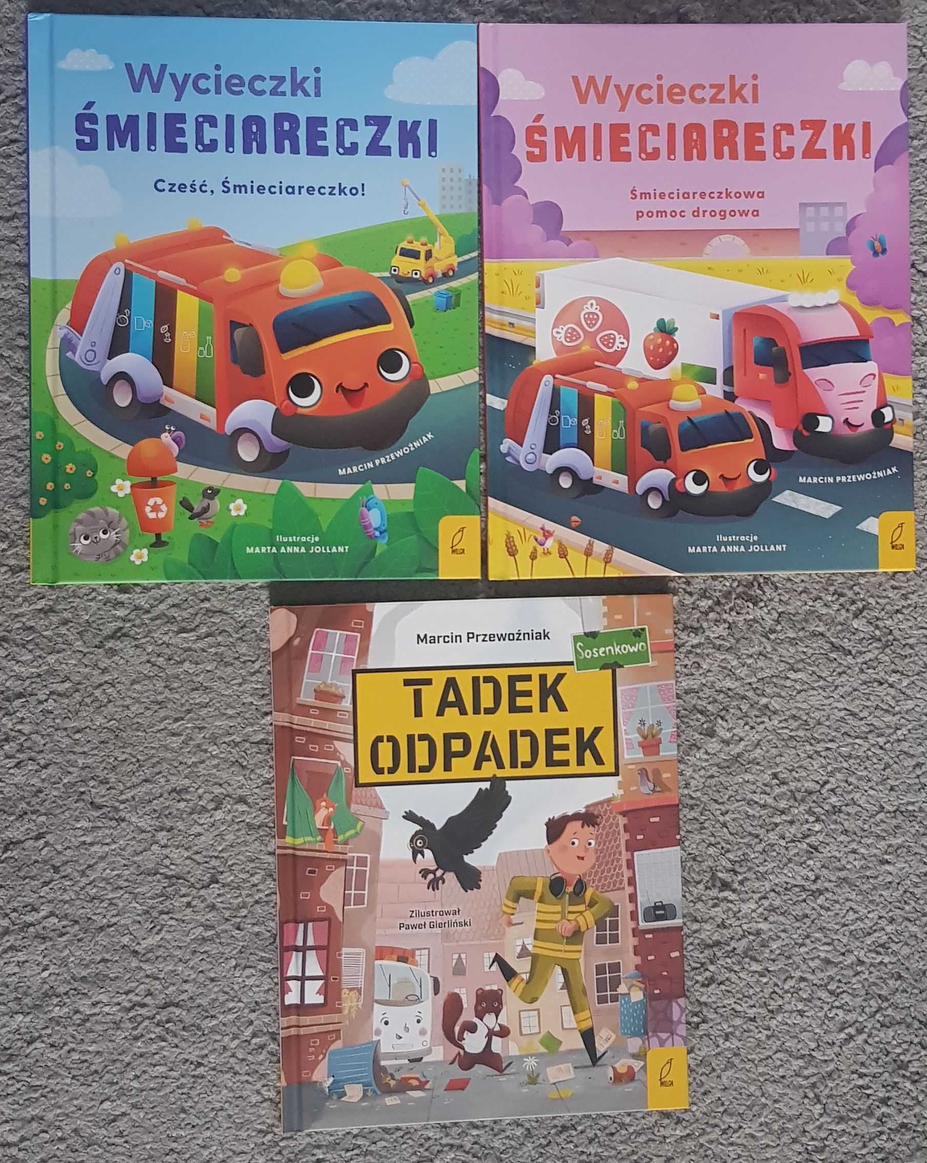 Tadek Odpadek Wycieczki śmieciareczki