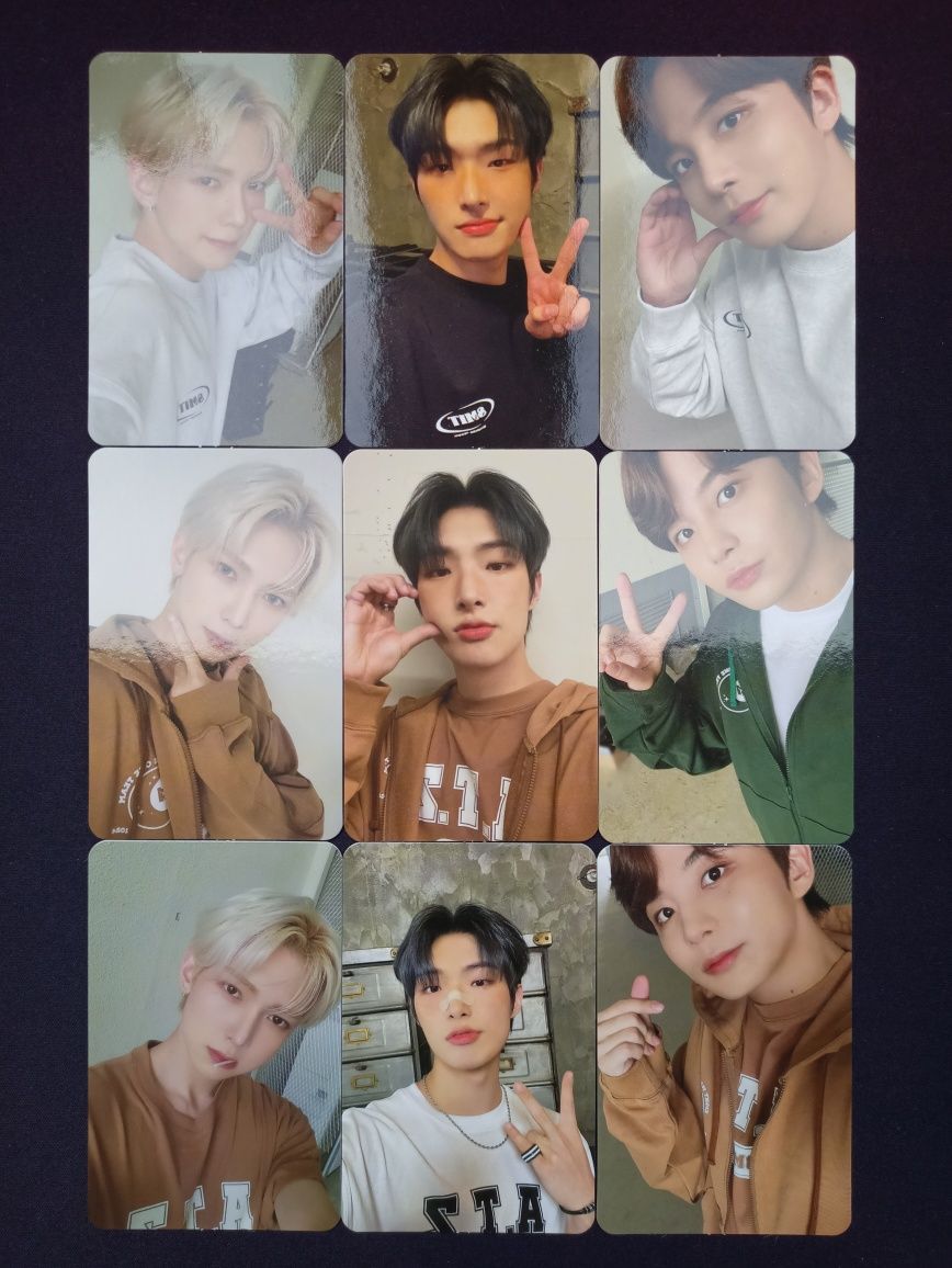 Photocardy ATEEZ x Wonderwall, Yeosang, Mingi, Jongho kpop