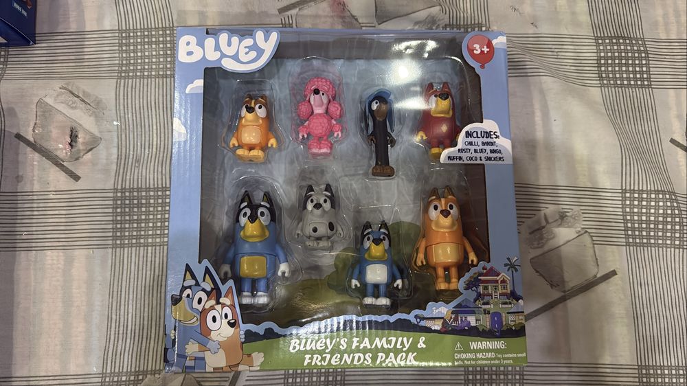 Bluey e amigos figuras