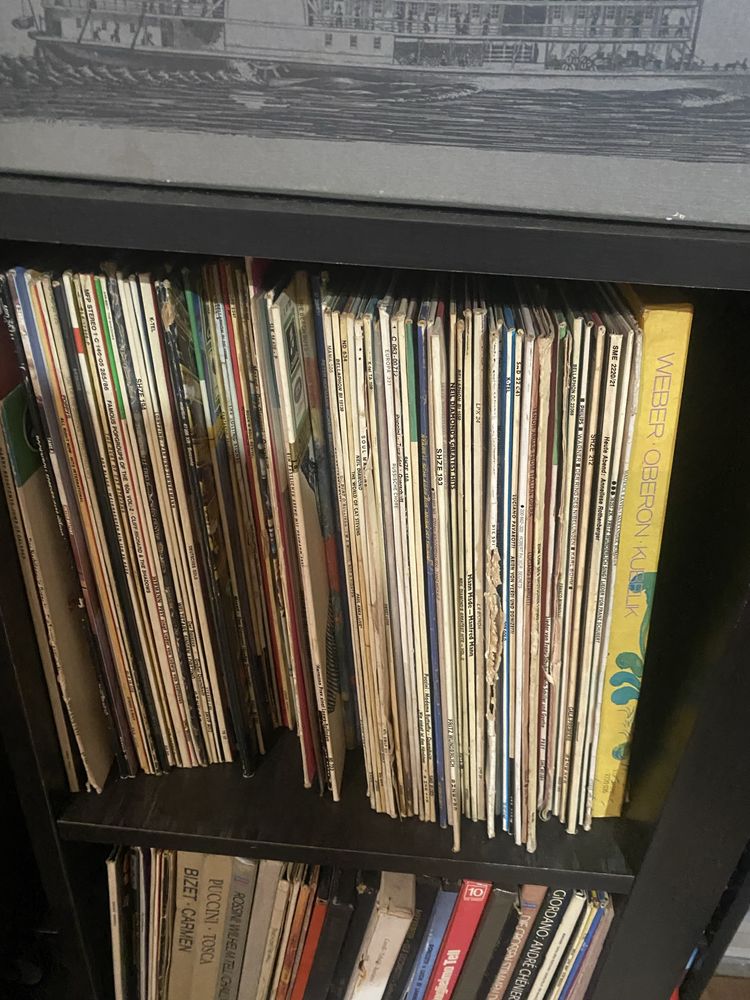 Plyty winylowe, różne, okolo 100 sztuk