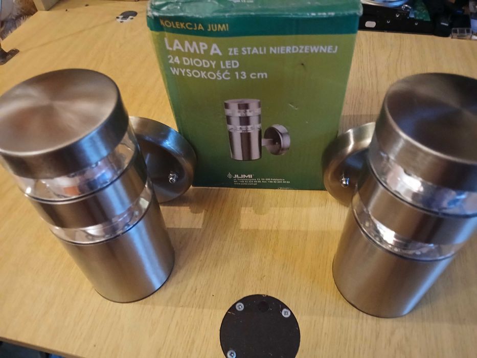 KINKIET Lampa ze Stali Nierdzewnej 24 LED