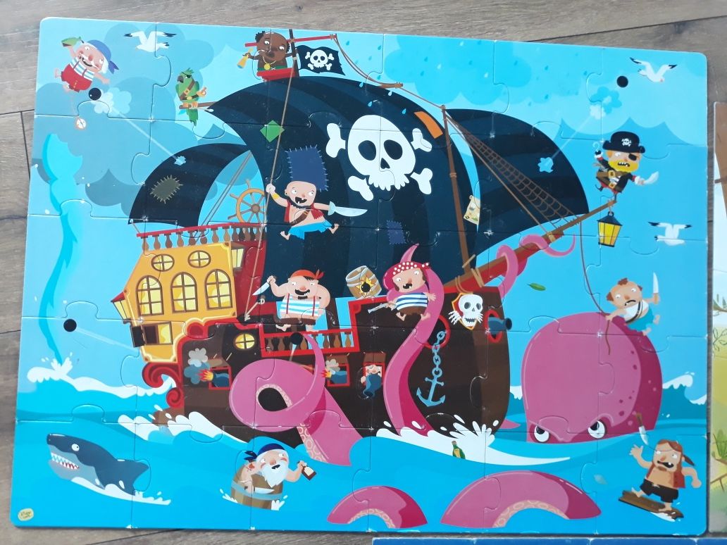 Zestaw puzzli maxi 3 pudełka