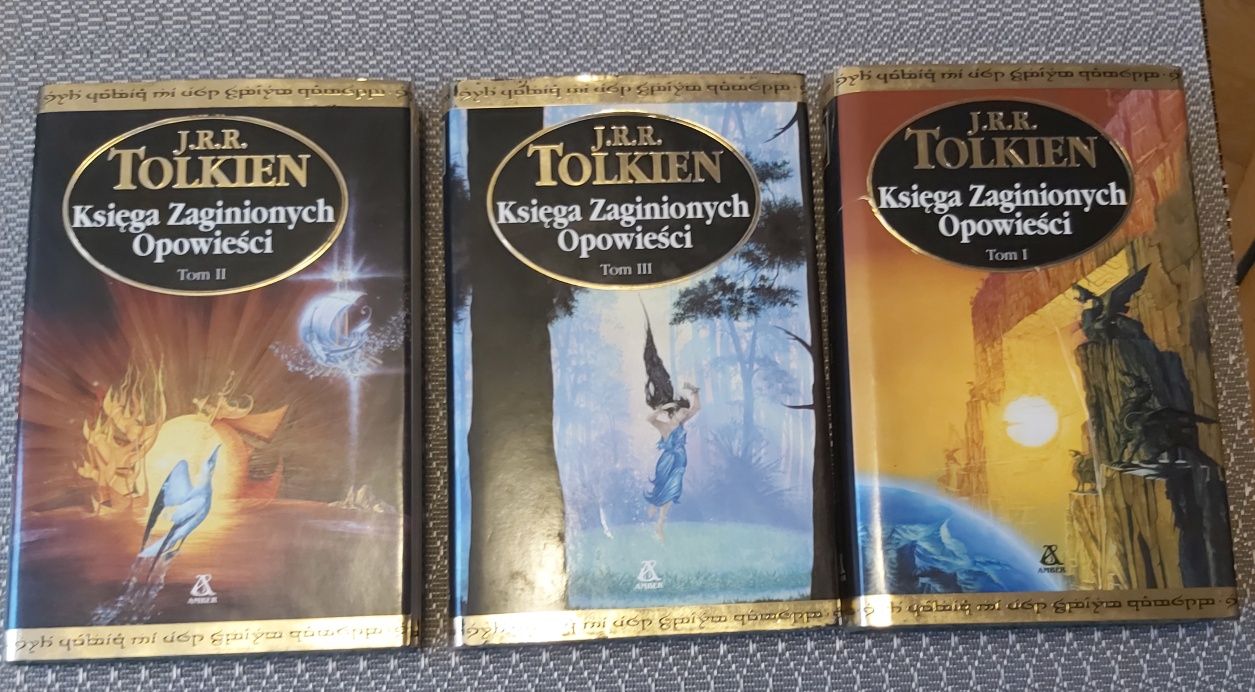 Księga zaginionych opowieści obwoluty Zielona Seria Tolkien