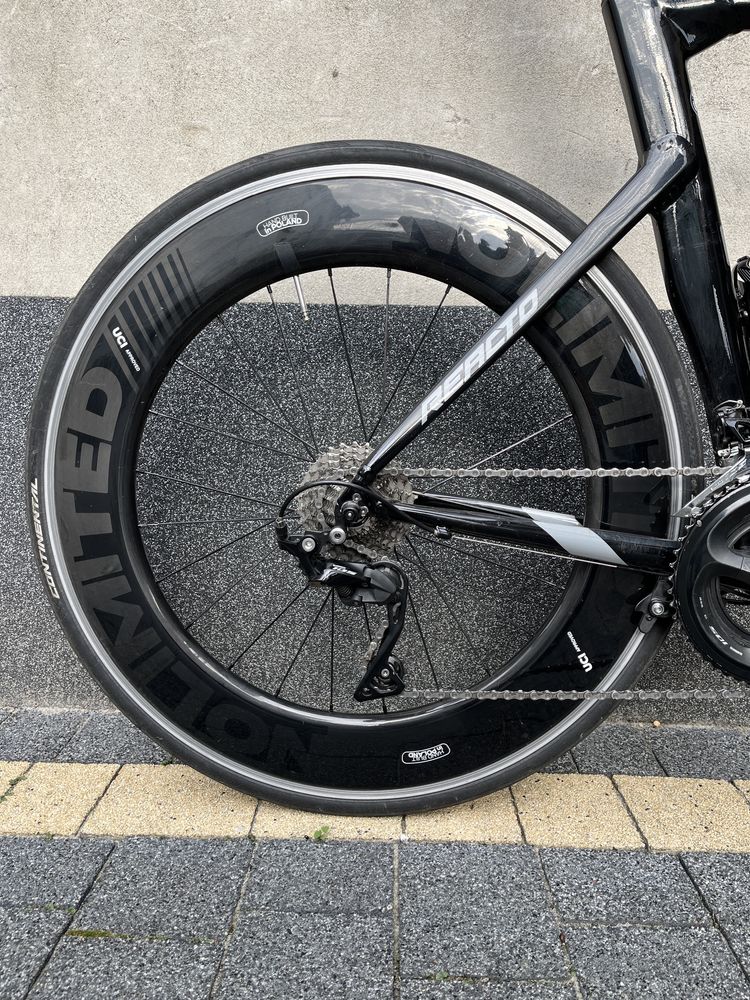 Merida Reacto 400 + karbonowe koła - rower szosowy aero po tuningu