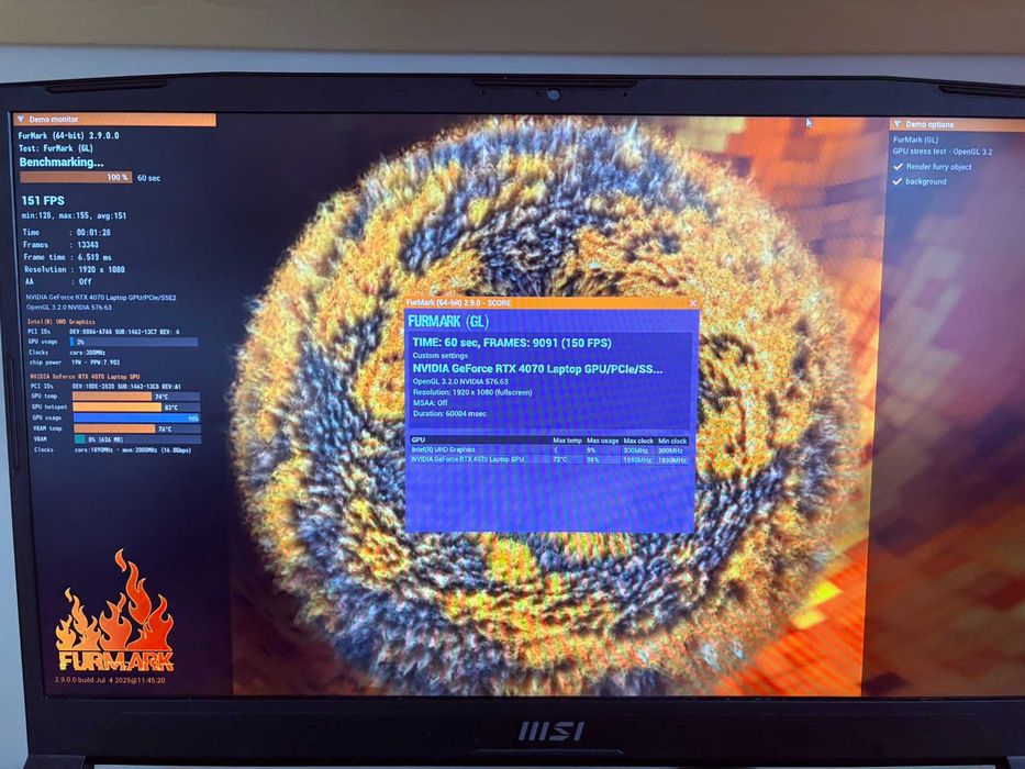 Msi Katana 17: rtx4070 i7 13620h 32gb ddr5-5600, 1tb, 17.3'(144hz)
