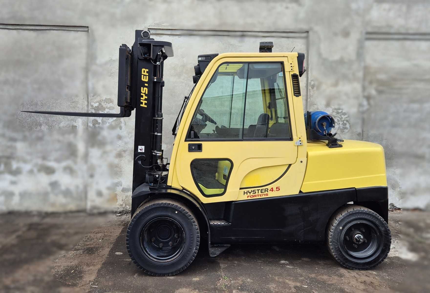 Hyster 5000kg • tylko 3000 mtg • wolny skok • kabina • wózek widłowy