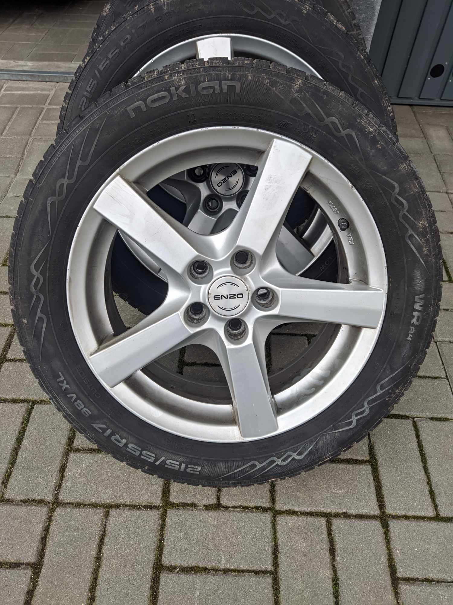 Koła 17" - alufelgi Enzo 5x114,3 i opony zimowe Nokian 215/55 R17