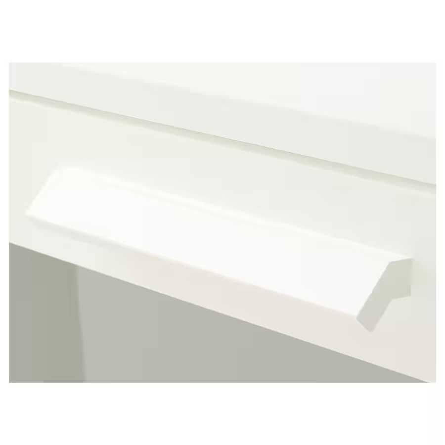Szafka Biała IKea BRIMNES Komoda 3 szuflady biały/szkło 78x95 Nowa !!