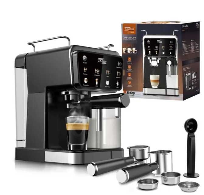 Кофемашина Кавоварка Кавомашина рожкова 3 в 1 Zepline