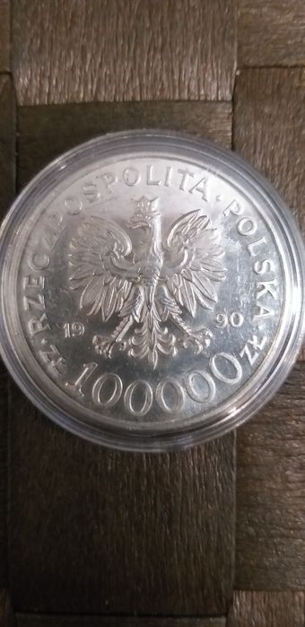 Moneta srebrna Solidarność TYLE czystego polskiego SREBRA