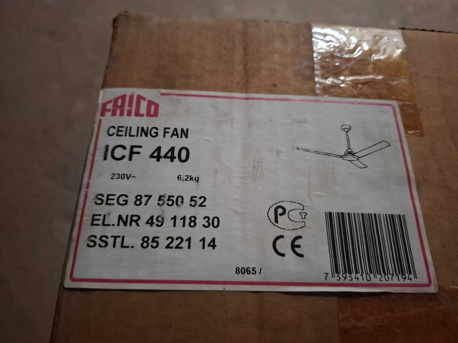 Wentylator sufitowy przemysłowy FRICO ICF 440