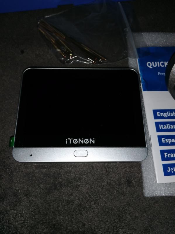 Tuya smart wizjer 4,3 calowy LCD z kamerą.