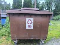 Pojemnik kosz na śmieci bio