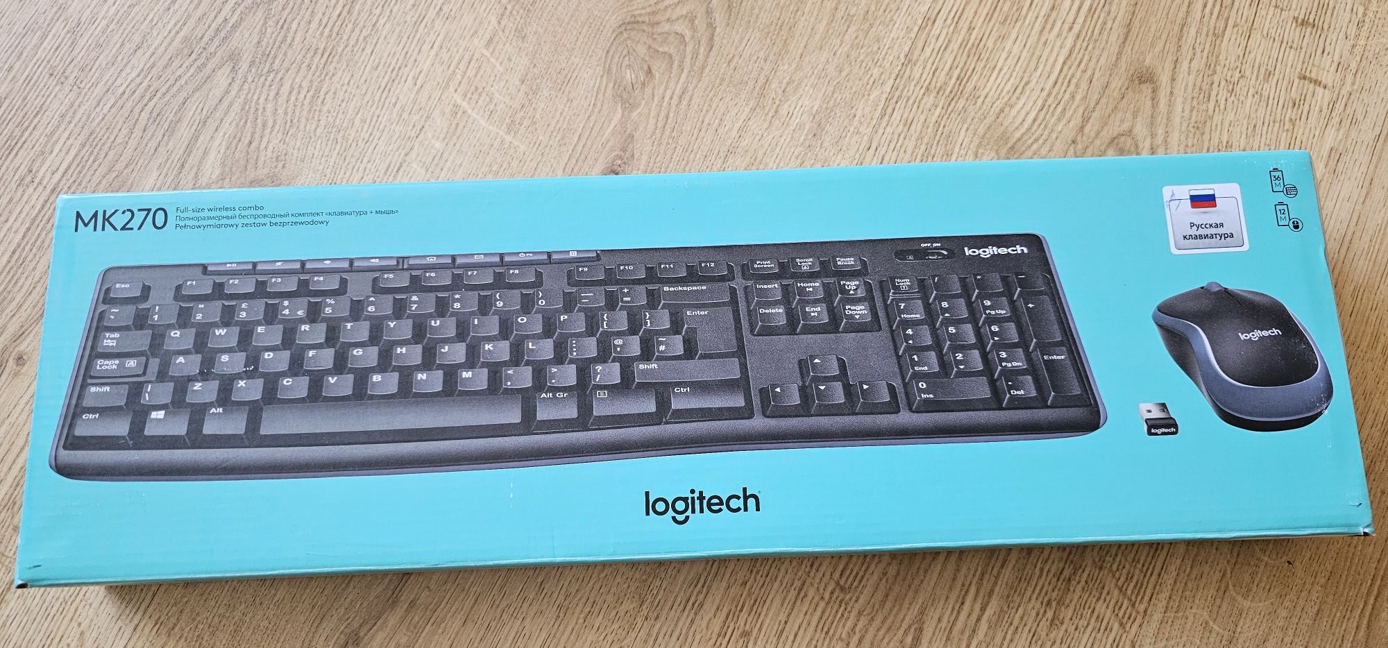 Клавиатура с мышью logitech