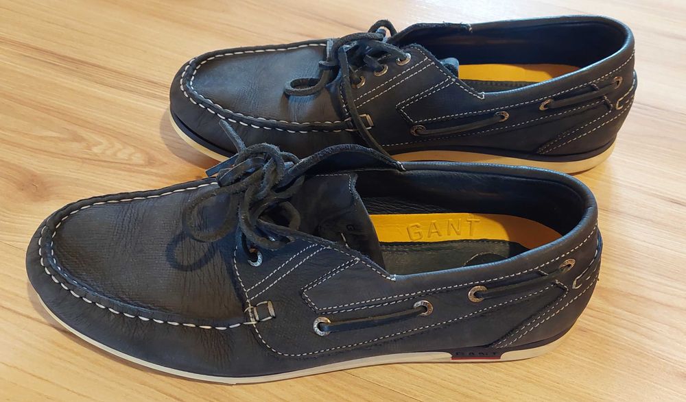 Mokasyny męskie  skórzane GANT rozm. 45- Okazja