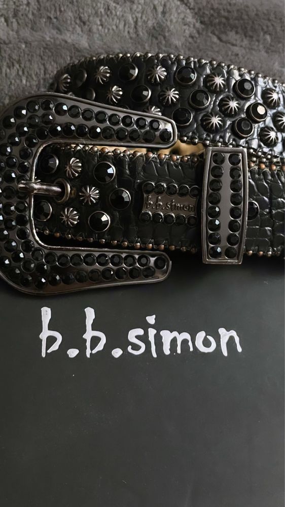 B.B. Simon Jimmy Belt | Black