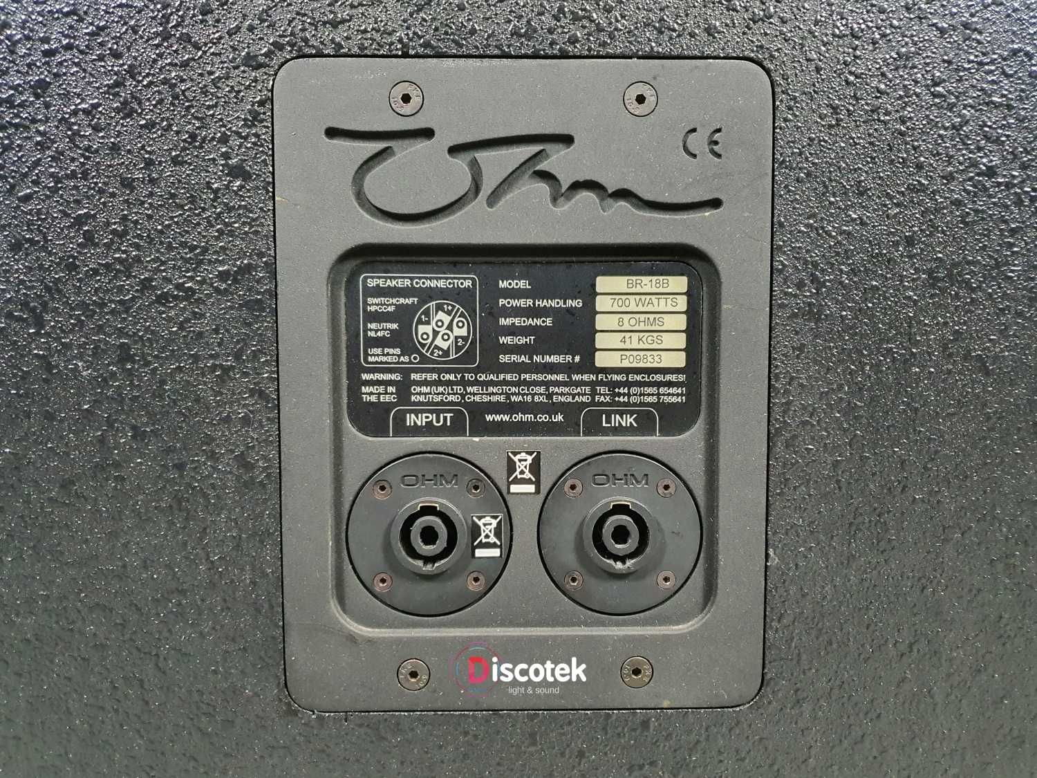 OHM BR-8 + BR-18B | Nowy: 32 tys | Nagłośnienie |