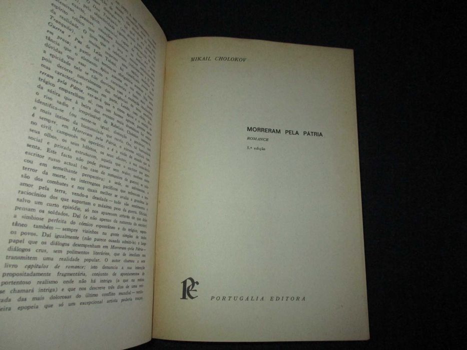 Livro Morreram pela Pátria Cholokov Contemporânea